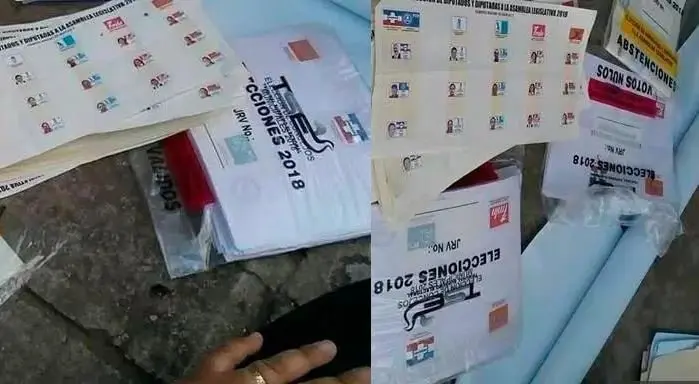 Papeletas electorales