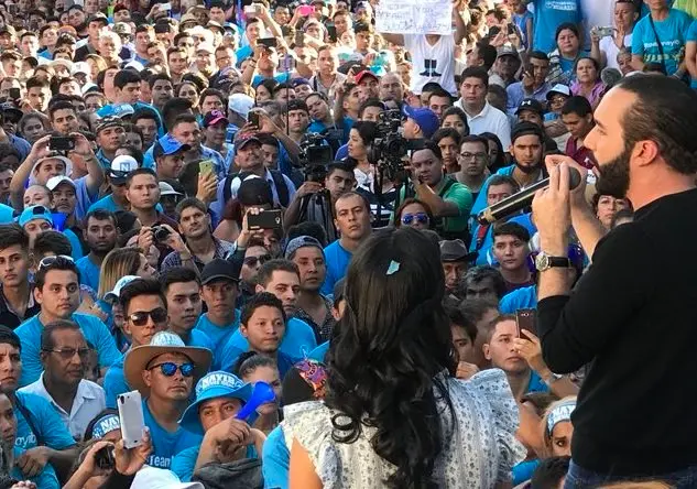 Nayib Bukele en Chalatenango