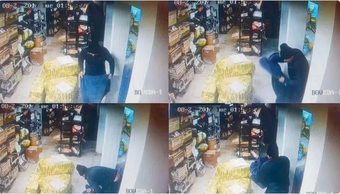 Teniente del Ej&eacute;rcito de Guatemala sustrayendo droga