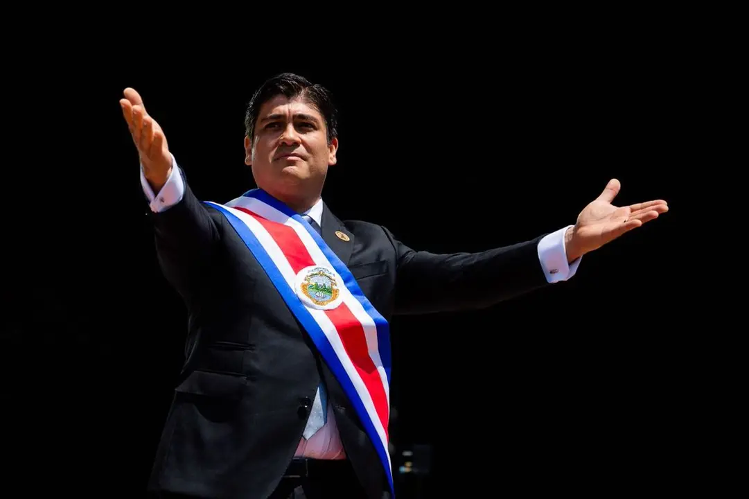 Carlos Alvarado asume la presidencia de Costa Rica