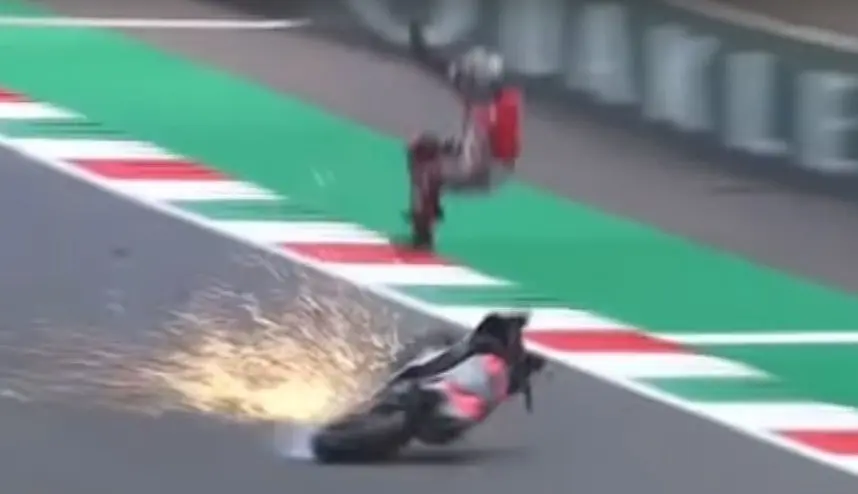 Accidente de piloto en Italia