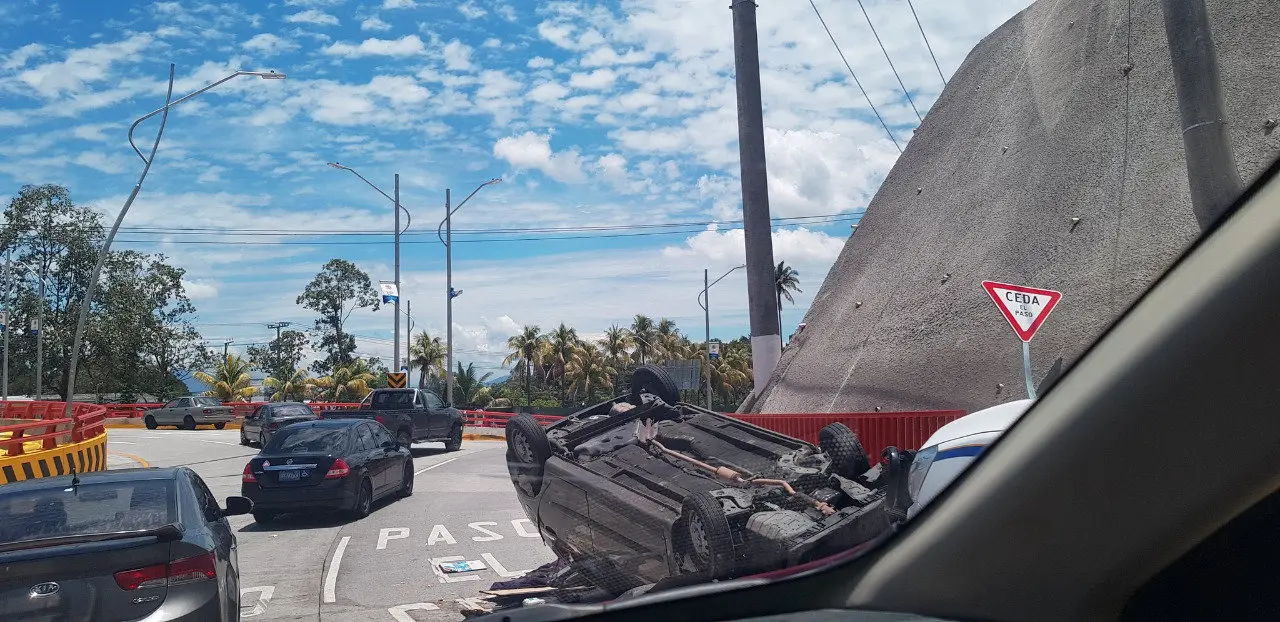 Accidente en el paso del Jaguar
