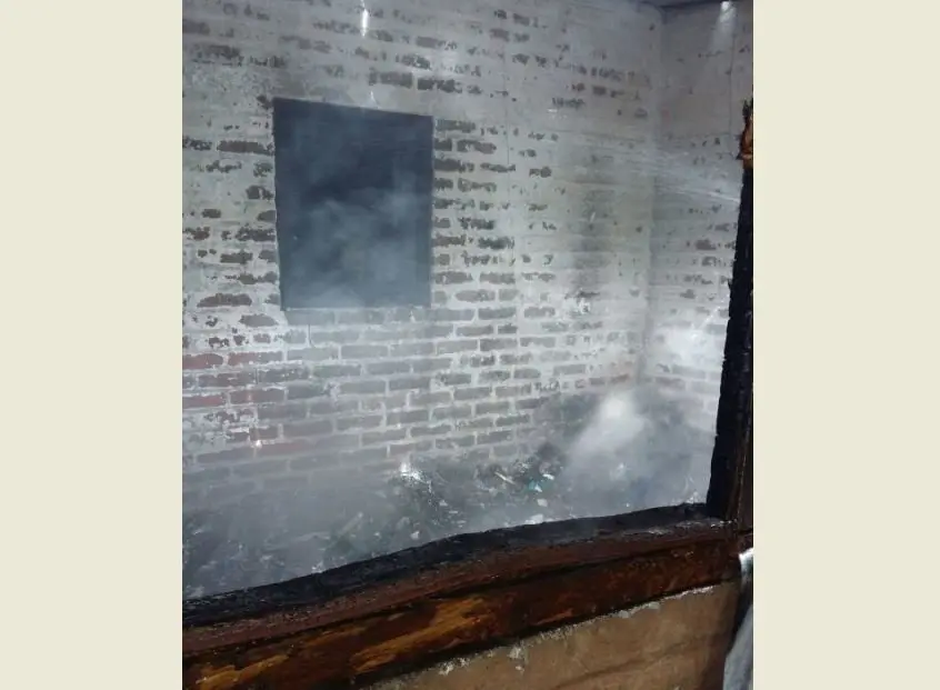 Vivienda quemada