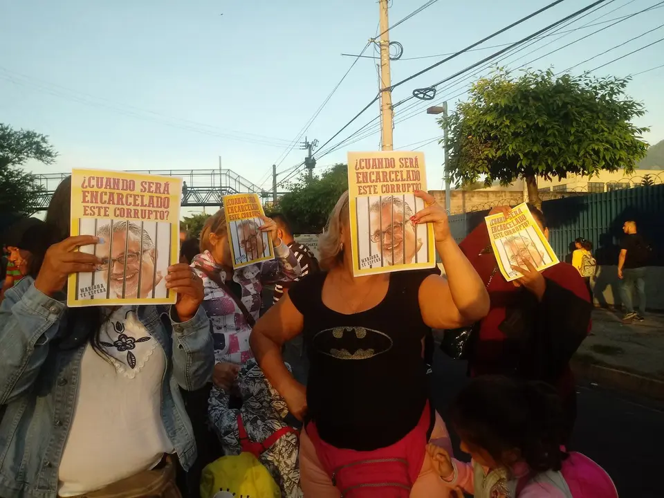 Protesta en Isidro Men&eacute;ndez