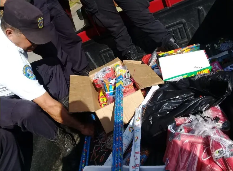 P&oacute;lvora decomisada