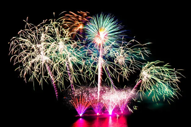 bellos-fuegos-artificiales-cielo-negro_74190-1058