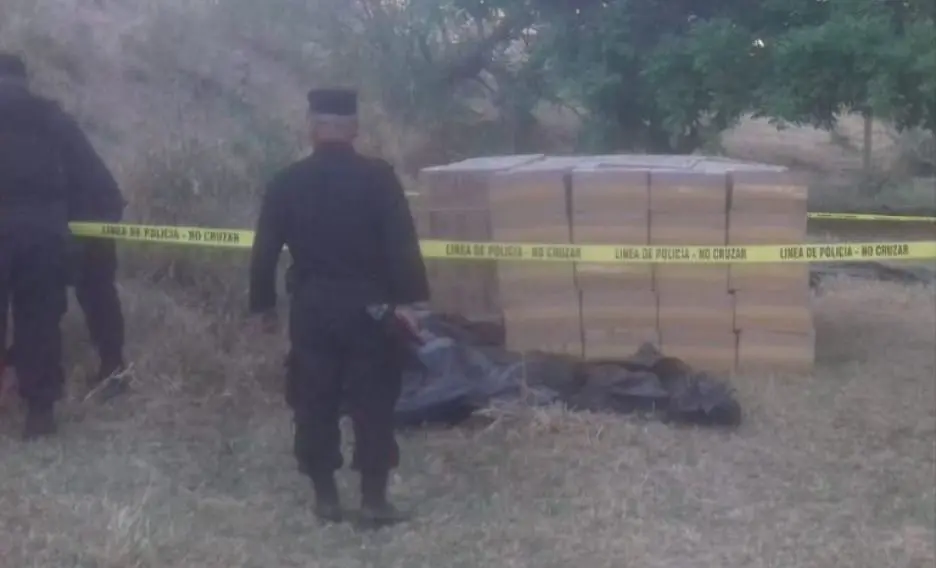 Decomiso de cigarros en Anguiat&uacute;