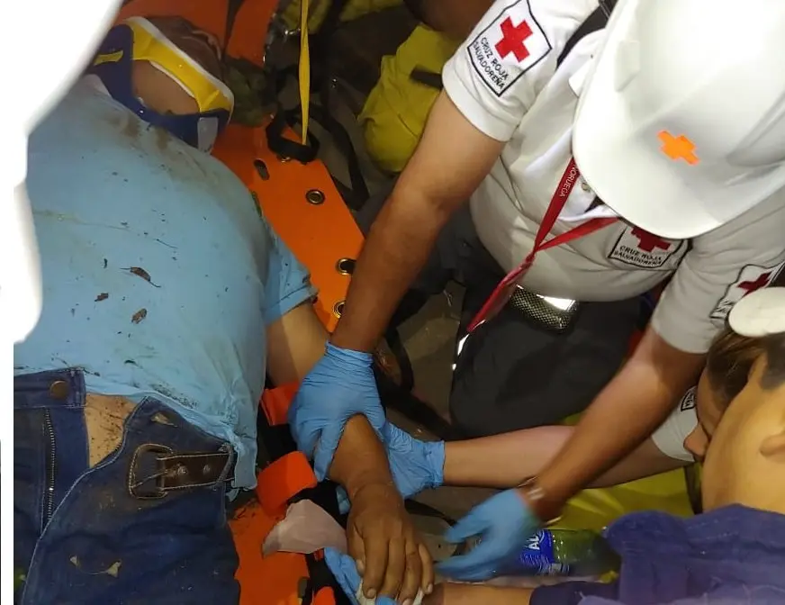 Rescate de hombre en Boquer&oacute;n