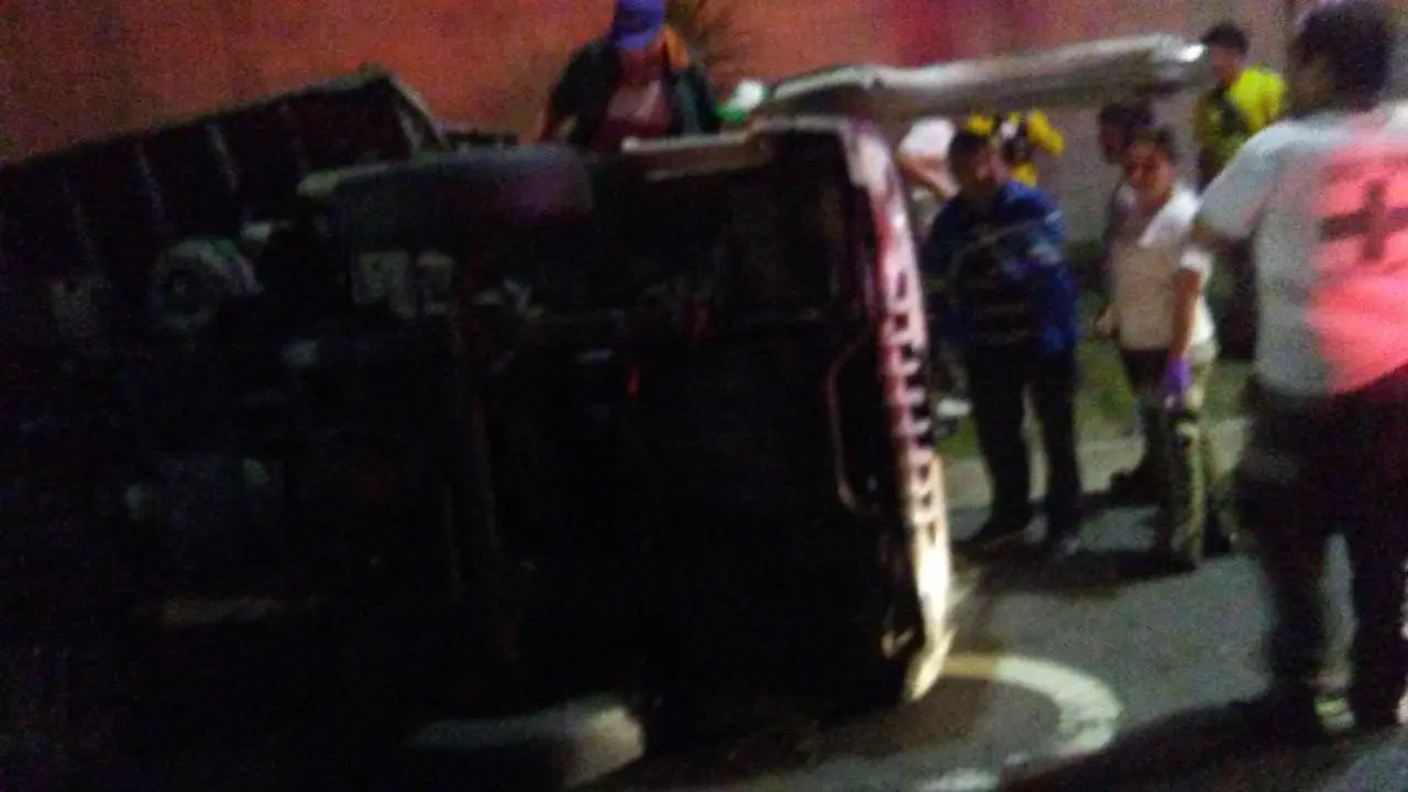 Vuelco de cami&oacute;n en la Jerusalen