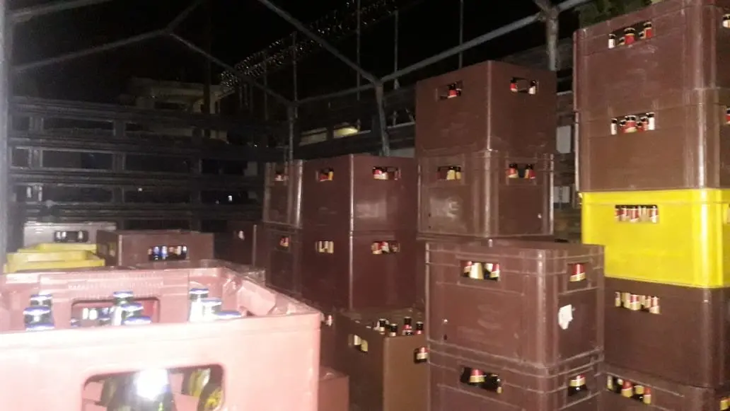 Decomiso de 50 cajas de cerveza