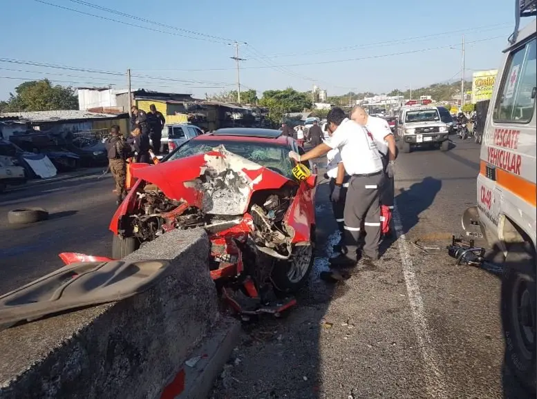 Accidente en San Mart&iacute;n