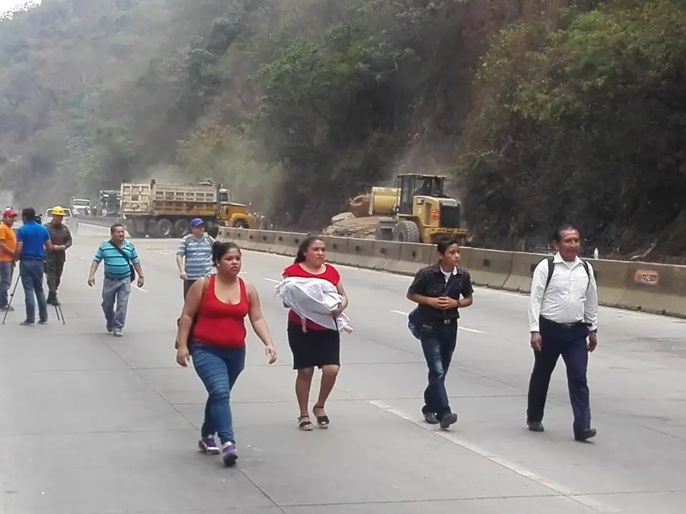 los chorros derrumbre