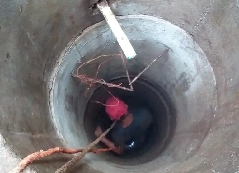 Ni&ntilde;o que se cay&oacute; en Usulut&aacute;n