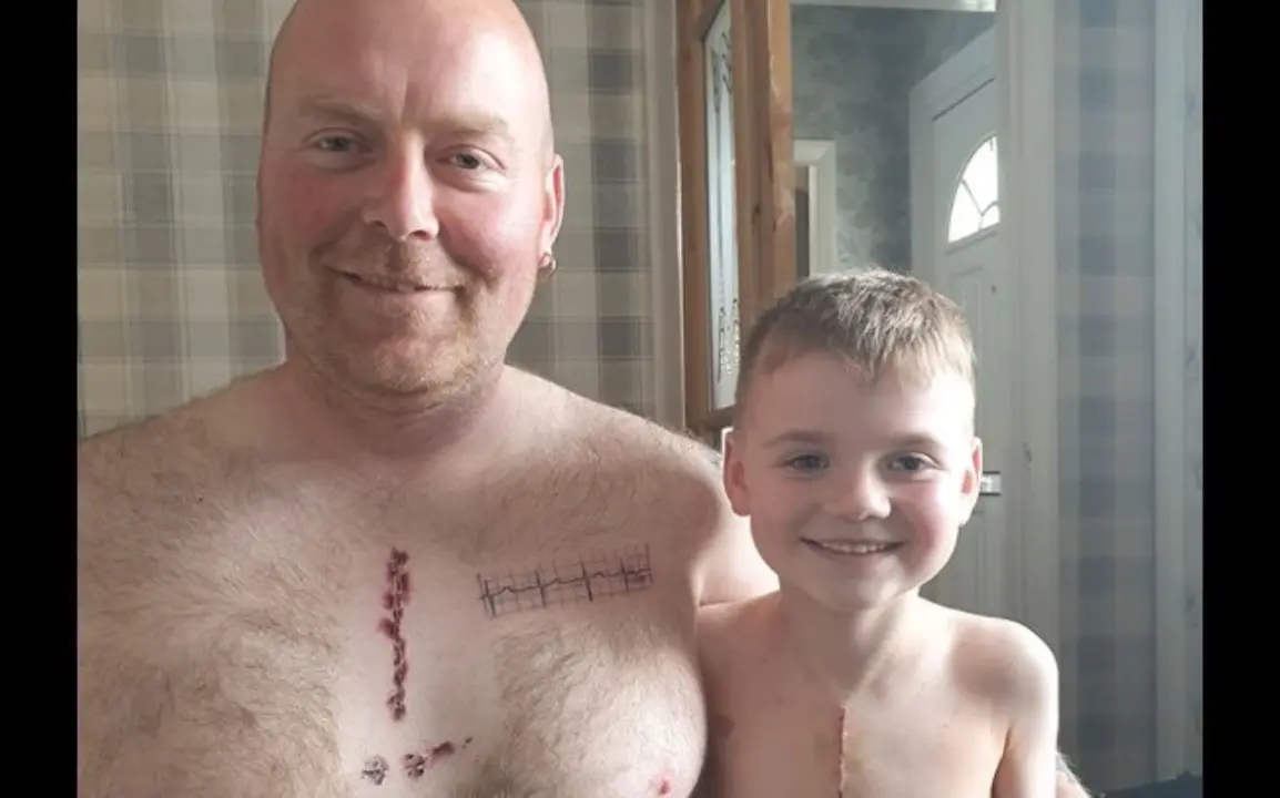 Joey y su padre Martin