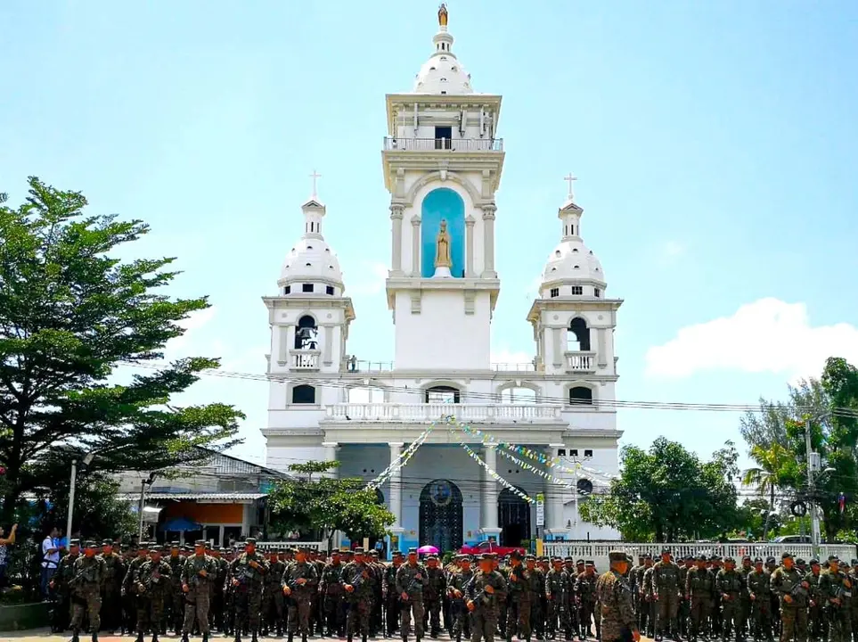 Despliegue policial y militar en Zacatecoluca
