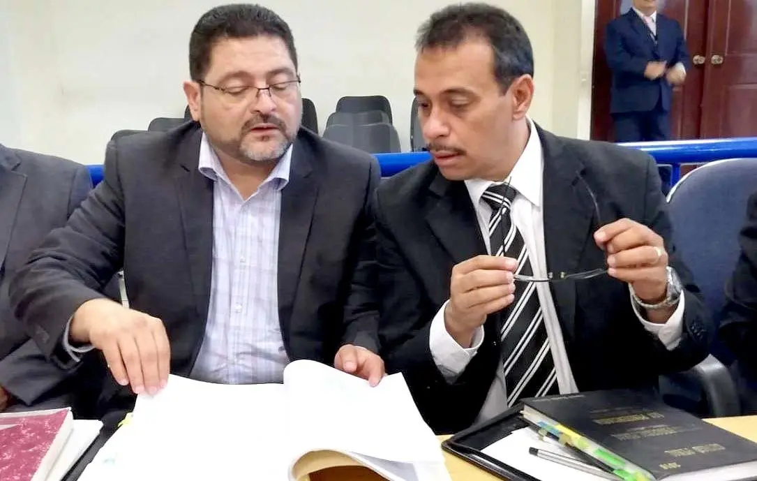 Rodil Hern&aacute;ndez y Nelson Rauda