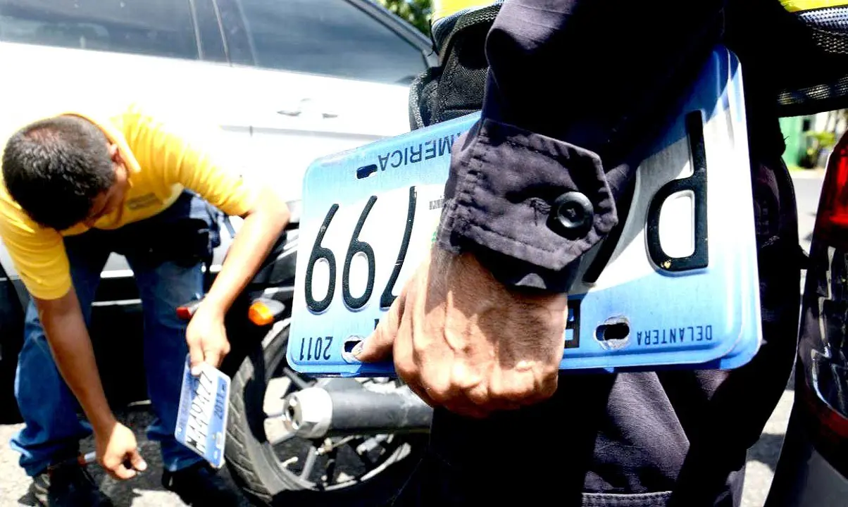 Placas decomisadas 2