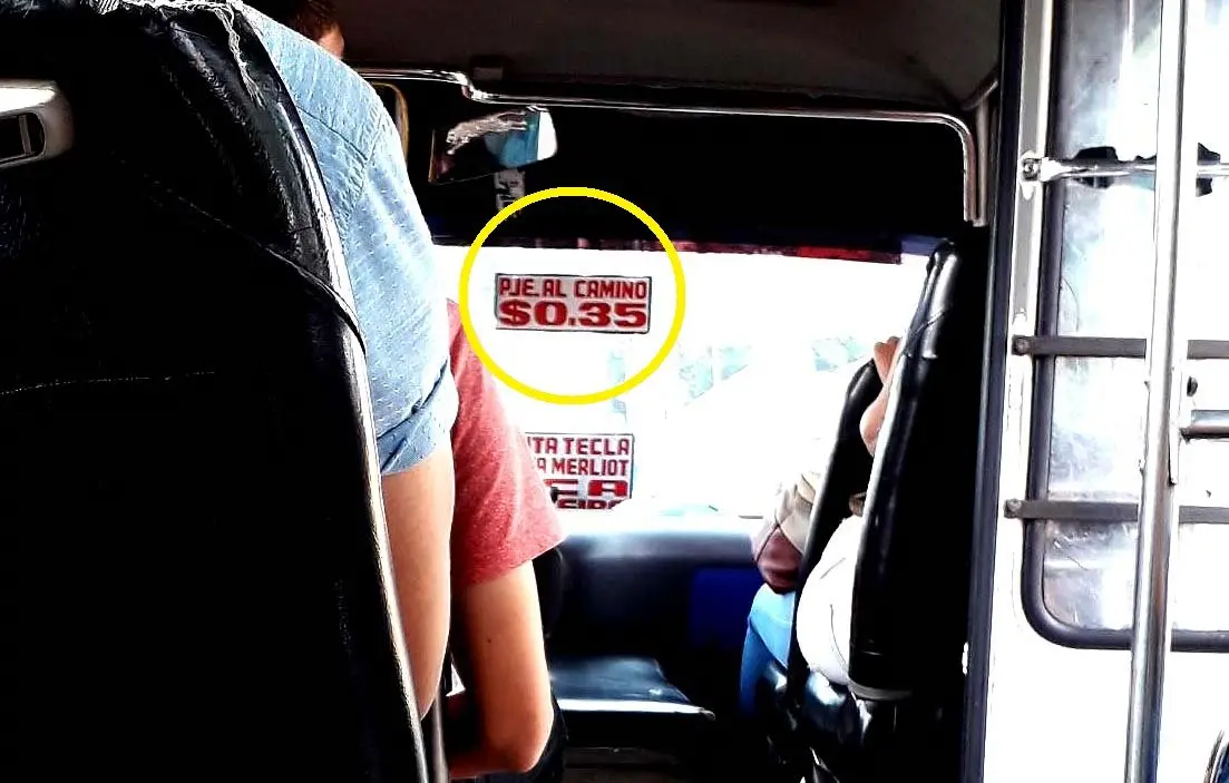 Microb&uacute;s ruta 42