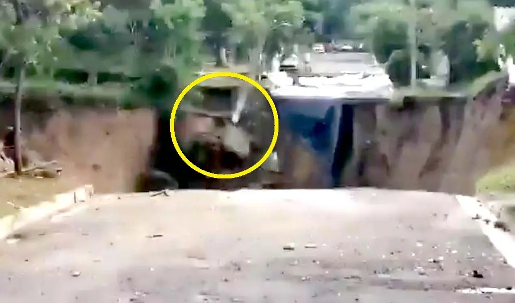 C&aacute;rcava de la colonia Santa Luc&iacute;a