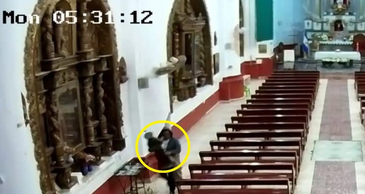 Hurtan imagen de San Antoio de la parroquia San Pedro en Metap&aacute;n