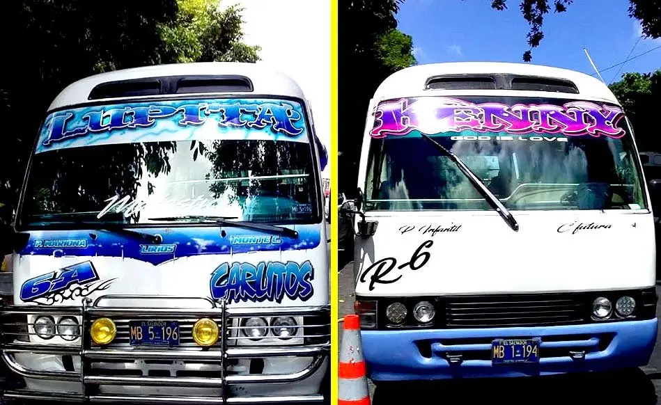 Microbusero de la ruta 6 coca&iacute;na arte