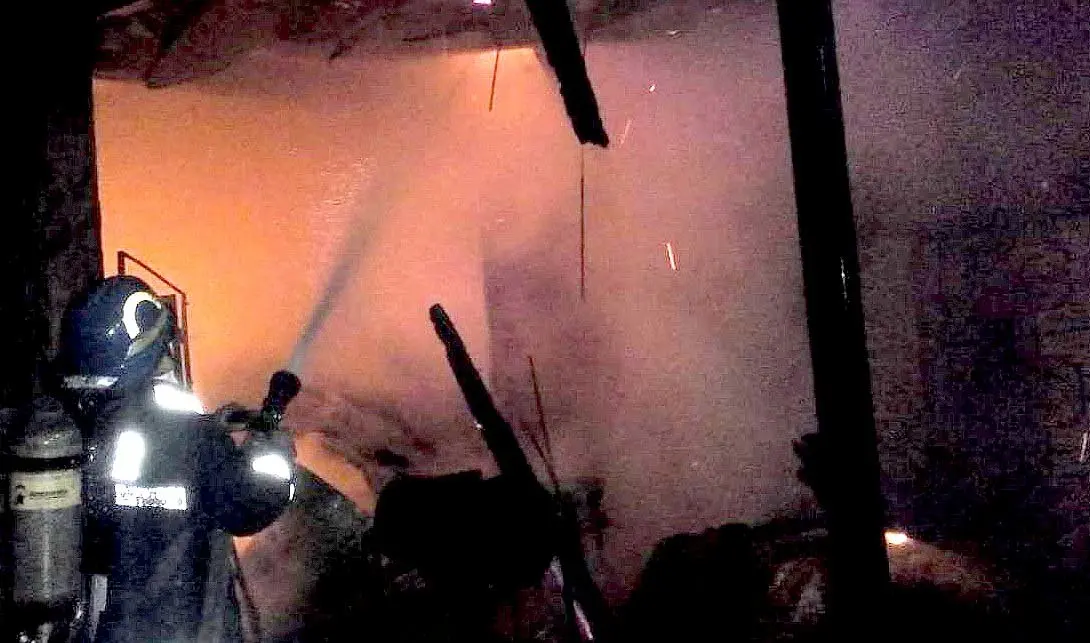 Casa incendiada en Chalatenango 3