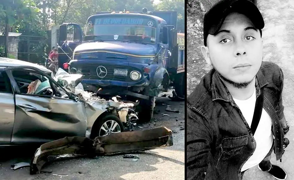 Estudiante de comunicacines Joaqu&iacute;n Stanley Portillo M&eacute;ndez muere en accidente 3
