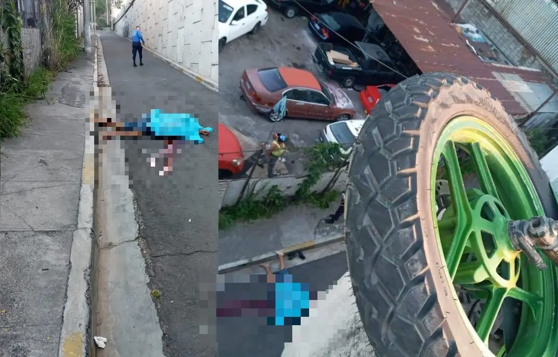 Motociclistas ca&iacute;dos de paso a desnivel 2