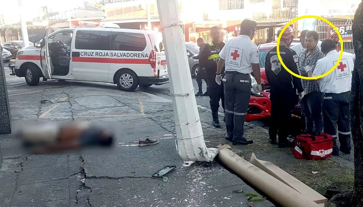 Conductor ebrio mata a peat&oacute;n frente a redondel Torogoz 3