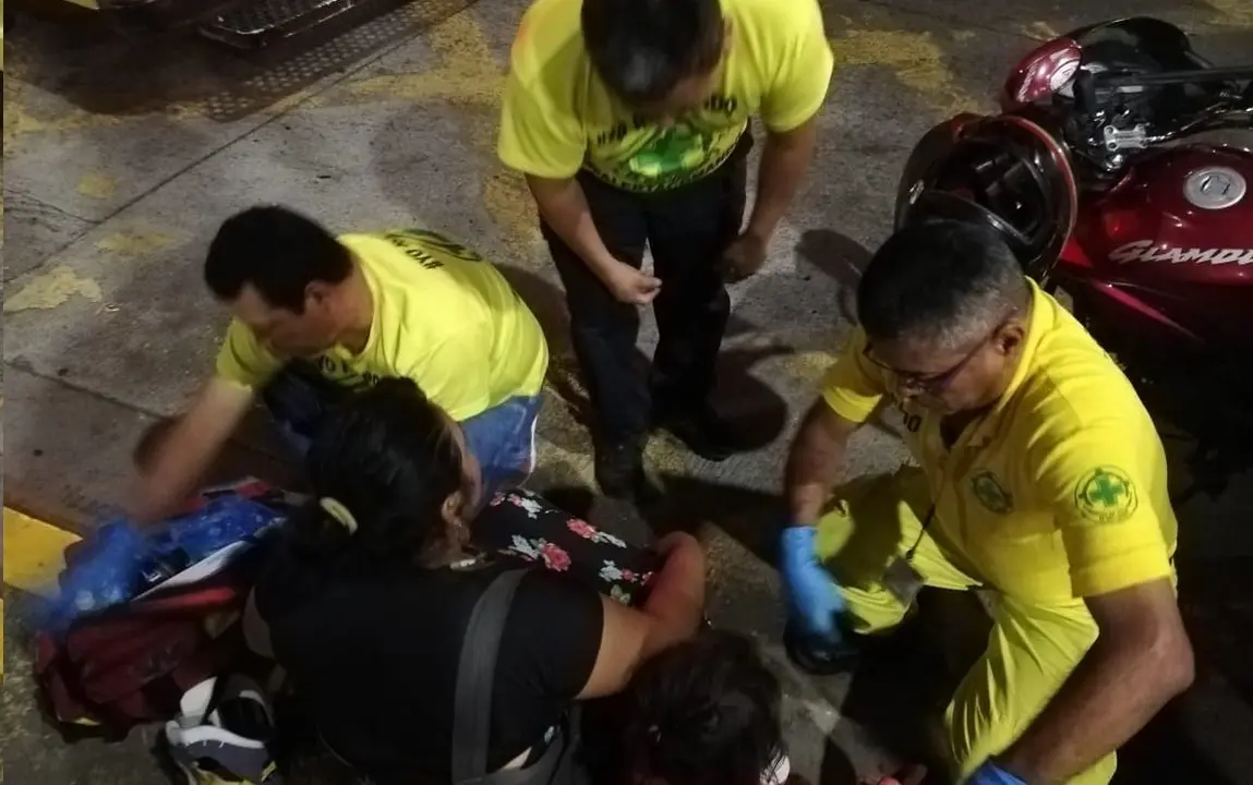 Ni&ntilde;a arrollada en Reloj de Flores