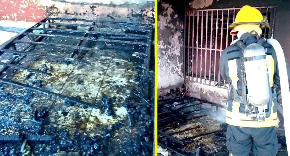 Ni&ntilde;o ileso al incendiar vivienda en Metap&aacute;n 4