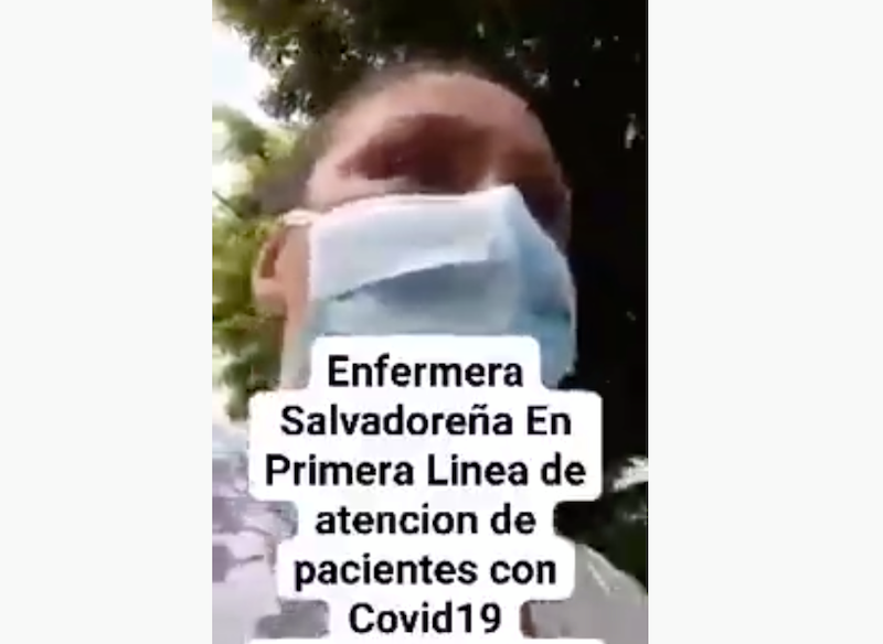 Enfermera salvadoreña