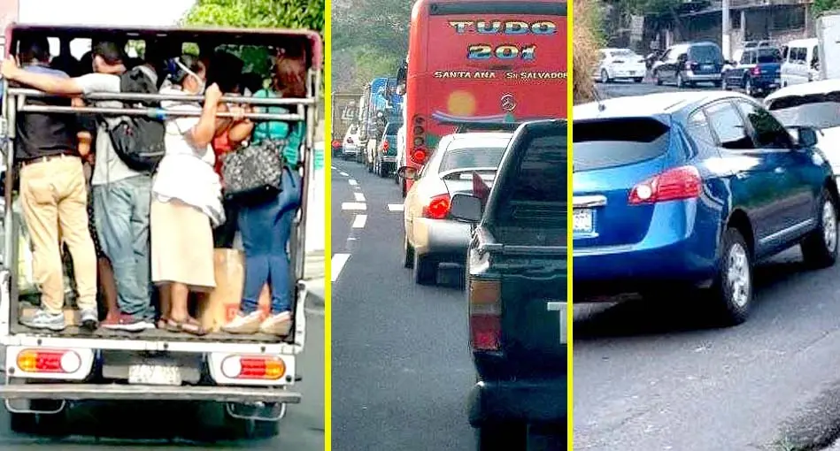 Arte calles con tr&aacute;fico