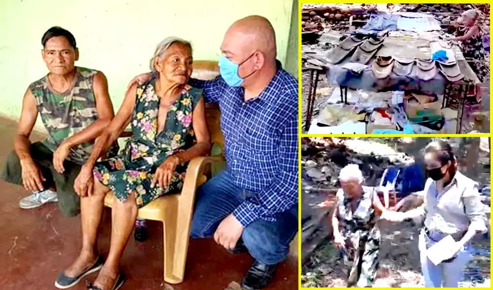 Ayudan a familia que dorm&iacute;an sobre tejas en Suchitoto 7