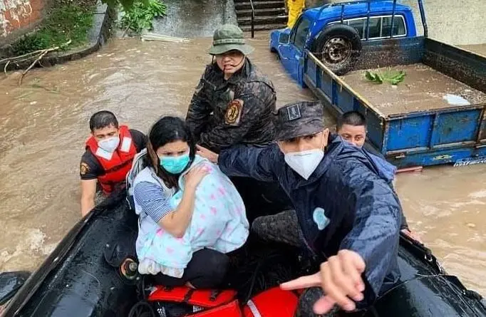 Afectados por tomenta Amanda