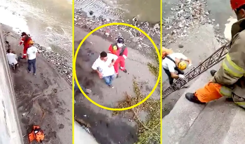 Ebrio en el r&iacute;o Acelhuate 6