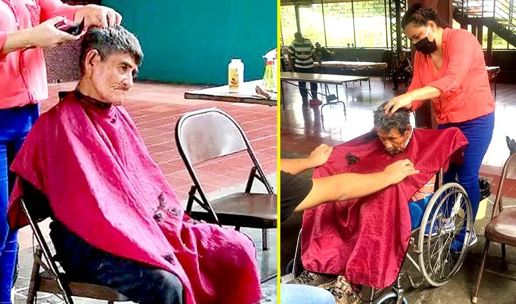 Cortan pelo a adultos mayores gratis Fotos tomadas de alcald&iacute;a de Sonsonate 8