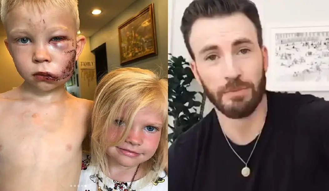 Ni&ntilde;o y Capit&aacute;n Am&eacute;rica