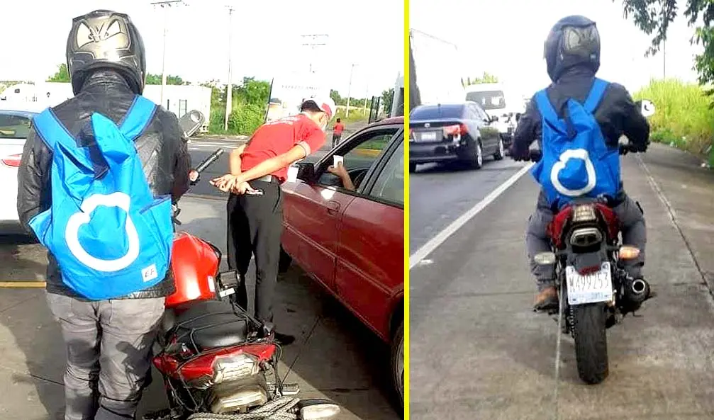 Motociclista 3 Motociclistas de El Salvador