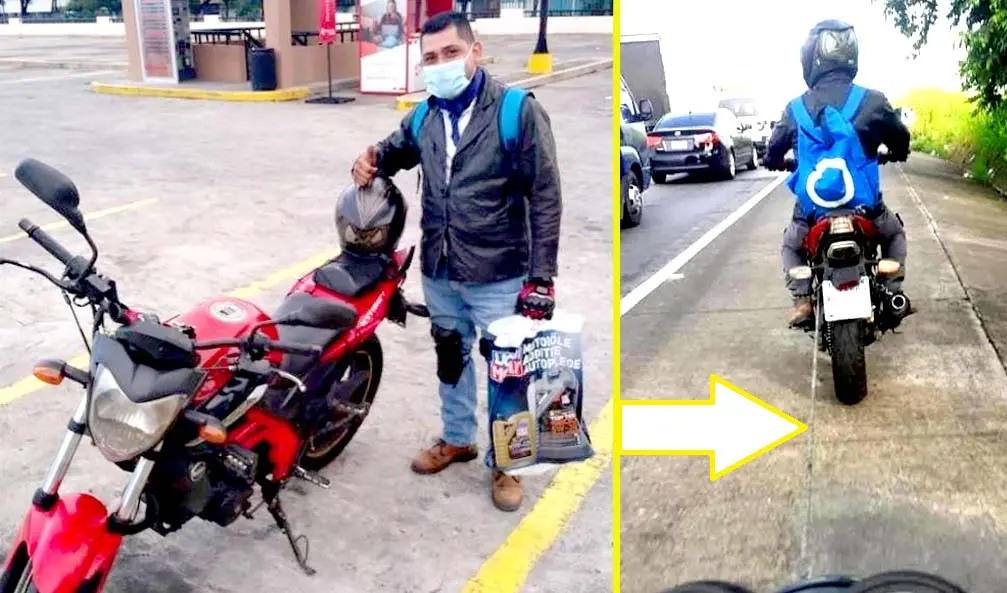 Motociclista solidario es premiado Foto Motociclistas de El Salvador 5