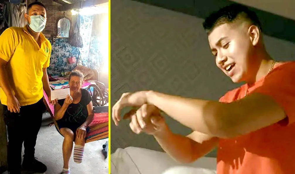 Cantante salvadore&ntilde;o ayuda con dinero a su gente en Sensuntepeque 3 Foto Comandos de Salvamento