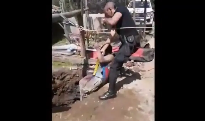 Rescate de ni&ntilde;o en Cacaopera