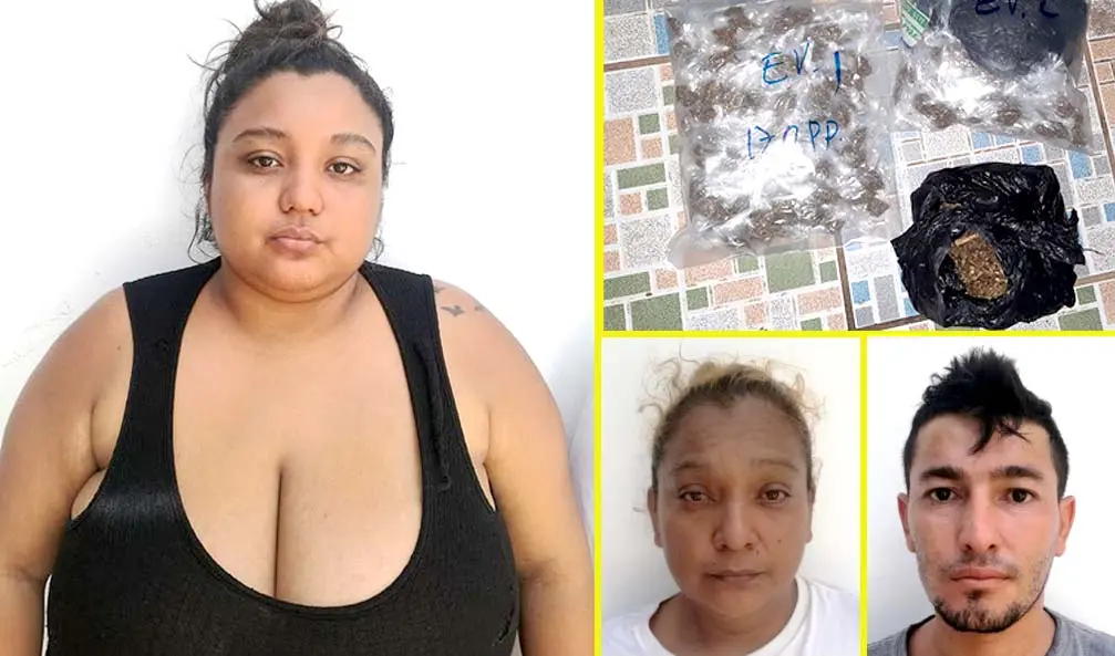 Capturados por la por tr&aacute;fico de drogas Foto PNC 5
