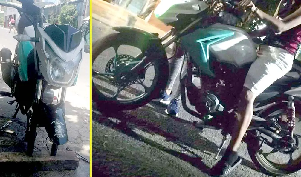 V&iacute;ctima de robo en Comasagua Foto Motociclistas de El Salvador 3