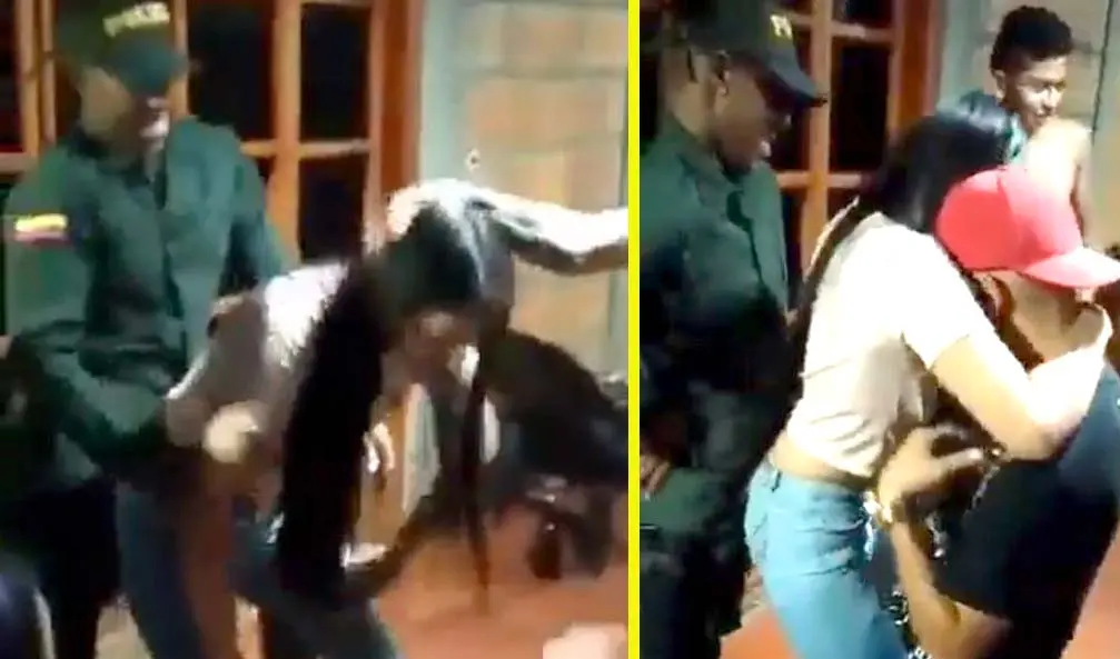 Polici&iacute;as colombianos 3 Im&aacute;genes tomadas de Infobae