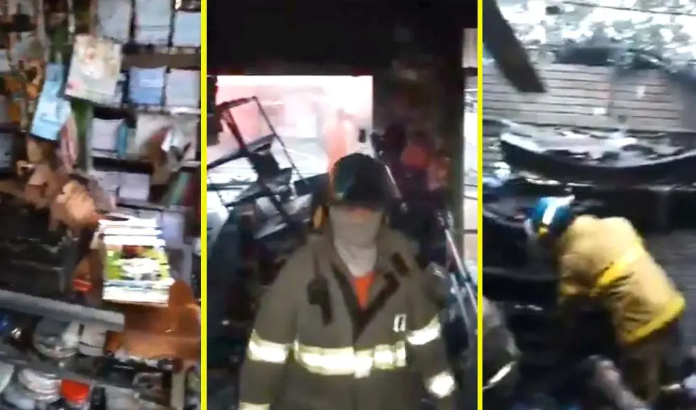 Librer&iacute;a 4 Foto toomada de Bomberos