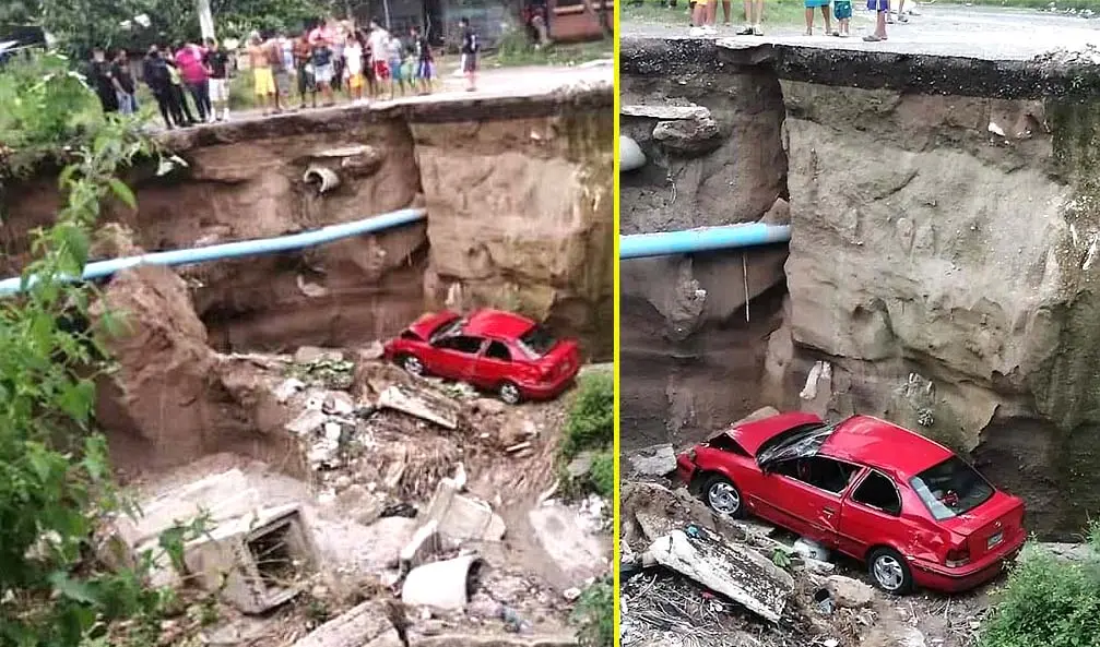 Piden intervenci&oacute;n del MOP en c&aacute;rcava el Distrito Italia Foto tomada de la alcald&iacute;a 3