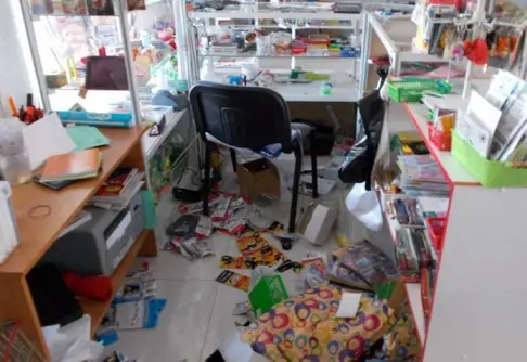 Robo en centro comercial de Rusia. Foto: Ministerio del Interior de Rusia