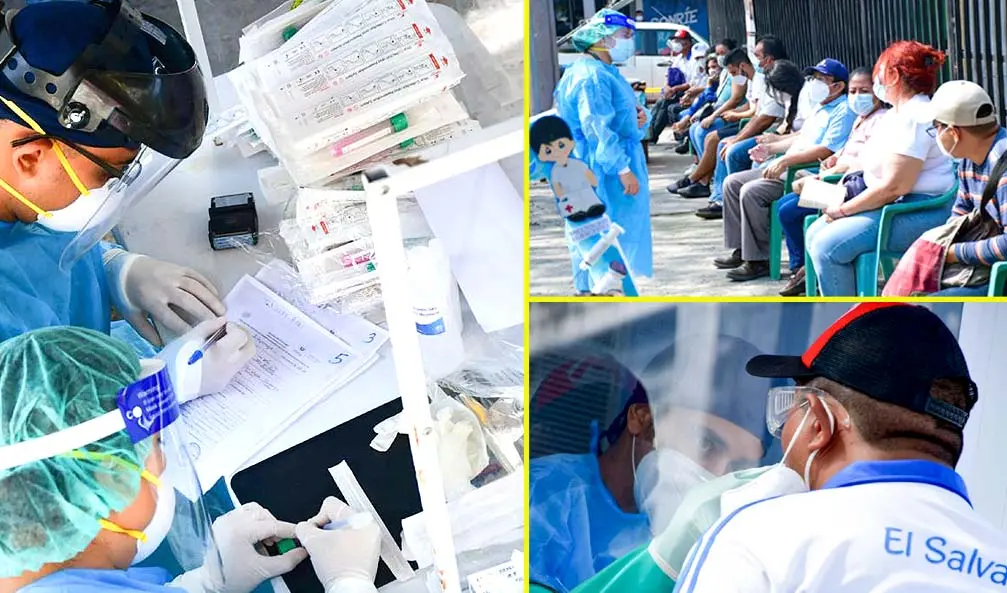 Realizan pruebas de Covid19 en Ilopango Foto tomada de la Secretar&iacute;a de Prensa de la Presidencia 4