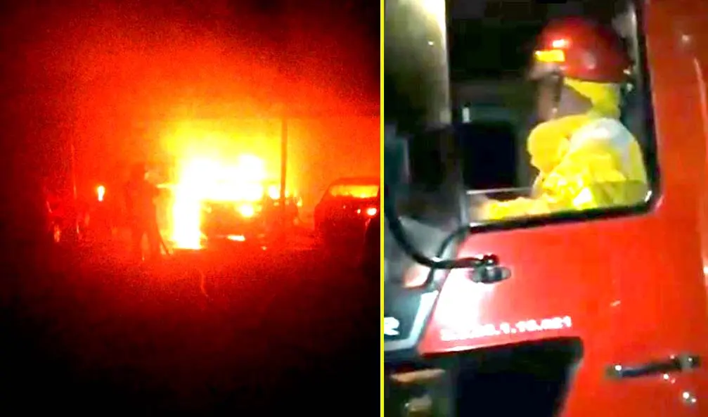 Joven de 17 a&ntilde;os muere calcinado en La Paz Foto Bomberos 4